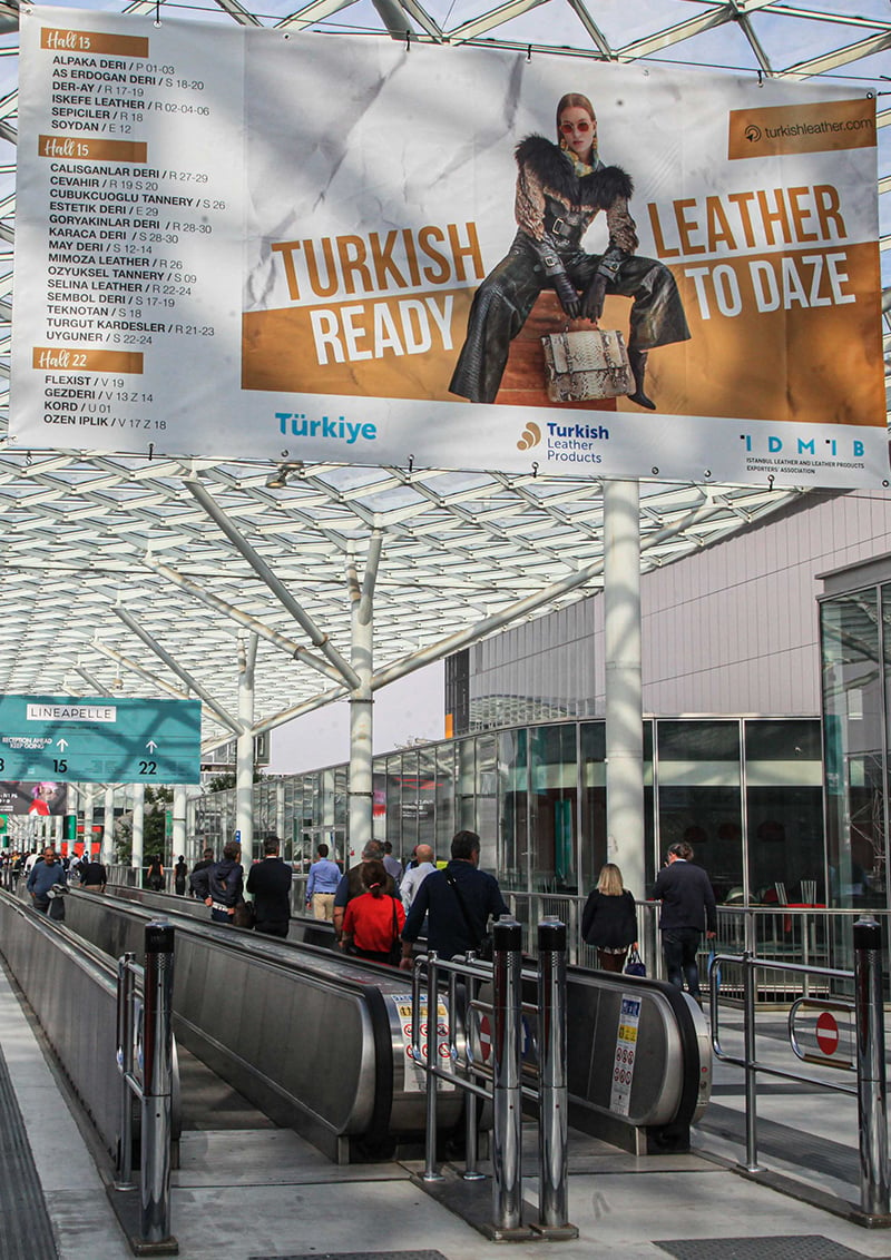 Покупатели находят турецкую кожу @LINEAPELLE