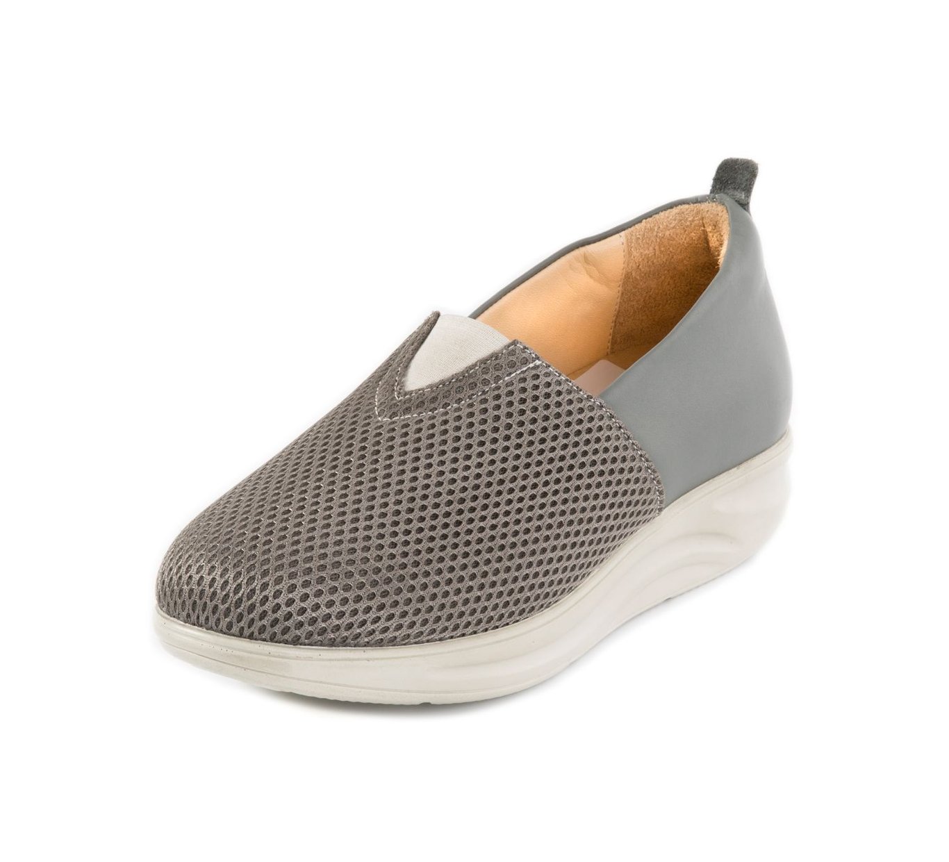Elegant Perforated Leather Slip On Wedge - Quality Leather Product Manufactured By Arti Medikal Tibbi Malzemeler Ihr.ith.san. Ve Tic.ltd.sti. Contact For B2B Orders.