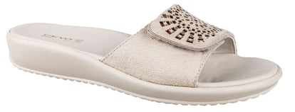 Elegante Perforierte Beige Damen Sandalen - Qualitatives Lederprodukt Hergestellt Von Ceyo Ortopedi̇k Sandalet Sanayi̇ Ve Ti̇caret As.. Kontakt Für B2B-Bestellungen.