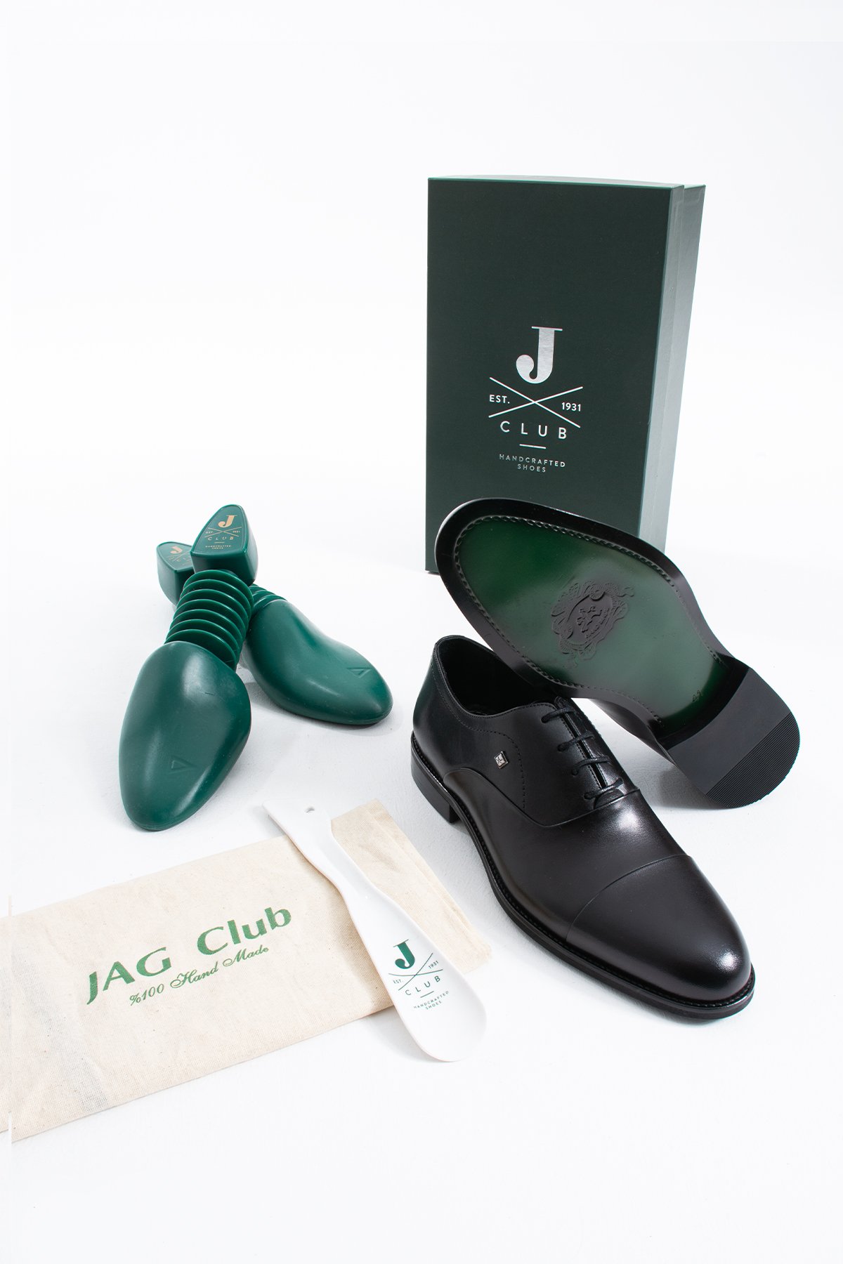 Sleek Polished Black Leather Cap Toe Oxford - Quality Leather Product Manufactured By Hasel Ayakkabı Ve Giyim San. Ve Tic. A.ş.. Contact For B2B Orders.