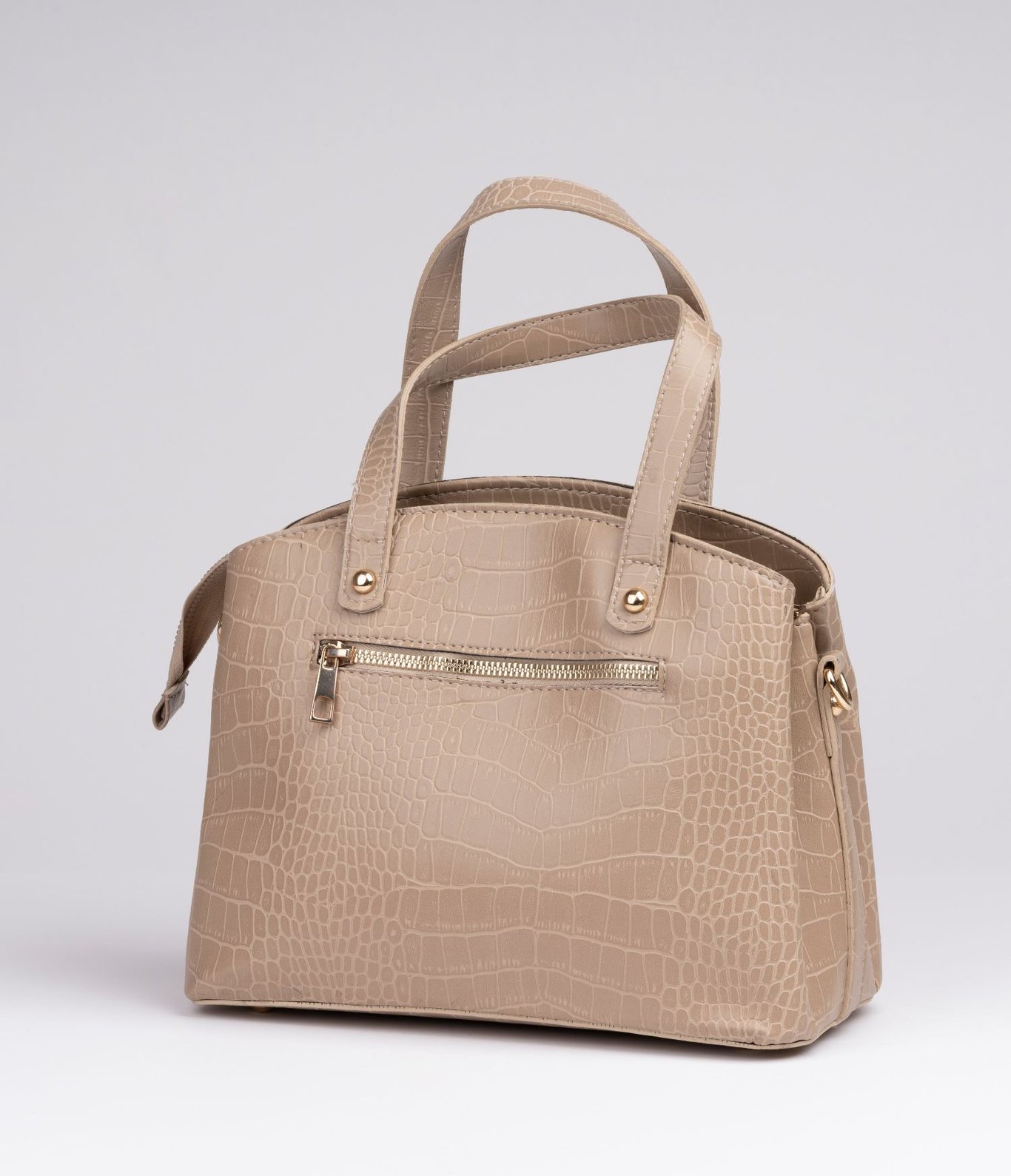 Elegante Krokoprägung Leder Handtasche Damen - Qualitatives Lederprodukt Hergestellt Von Güven Karaca Deri̇ San. Ve Ti̇c. Ltd. Şti̇.. Kontakt Für B2B-Bestellungen.