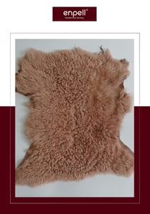 Luxurious Terracotta Curly Double Face Leather - Quality Leather Product Manufactured By Enpell Ithalat Ihracat San. Tic. Ltd. Sti.. Contact For B2B Orders.