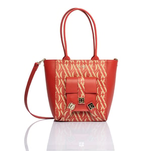 Women's Monogram Pattern Elegant Calf Leather Bag - Quality Leather Product Manufactured By Glowleather Leather Industry Trade Limited Company. Contact For B2B Orders.