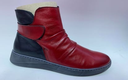 Chic Ruched Genuine Leather Ankle Boot - Quality Leather Product Manufactured By Karyoka Ayakkabi San Ve Diş Ti̇c. A.ş.. Contact For B2B Orders.
