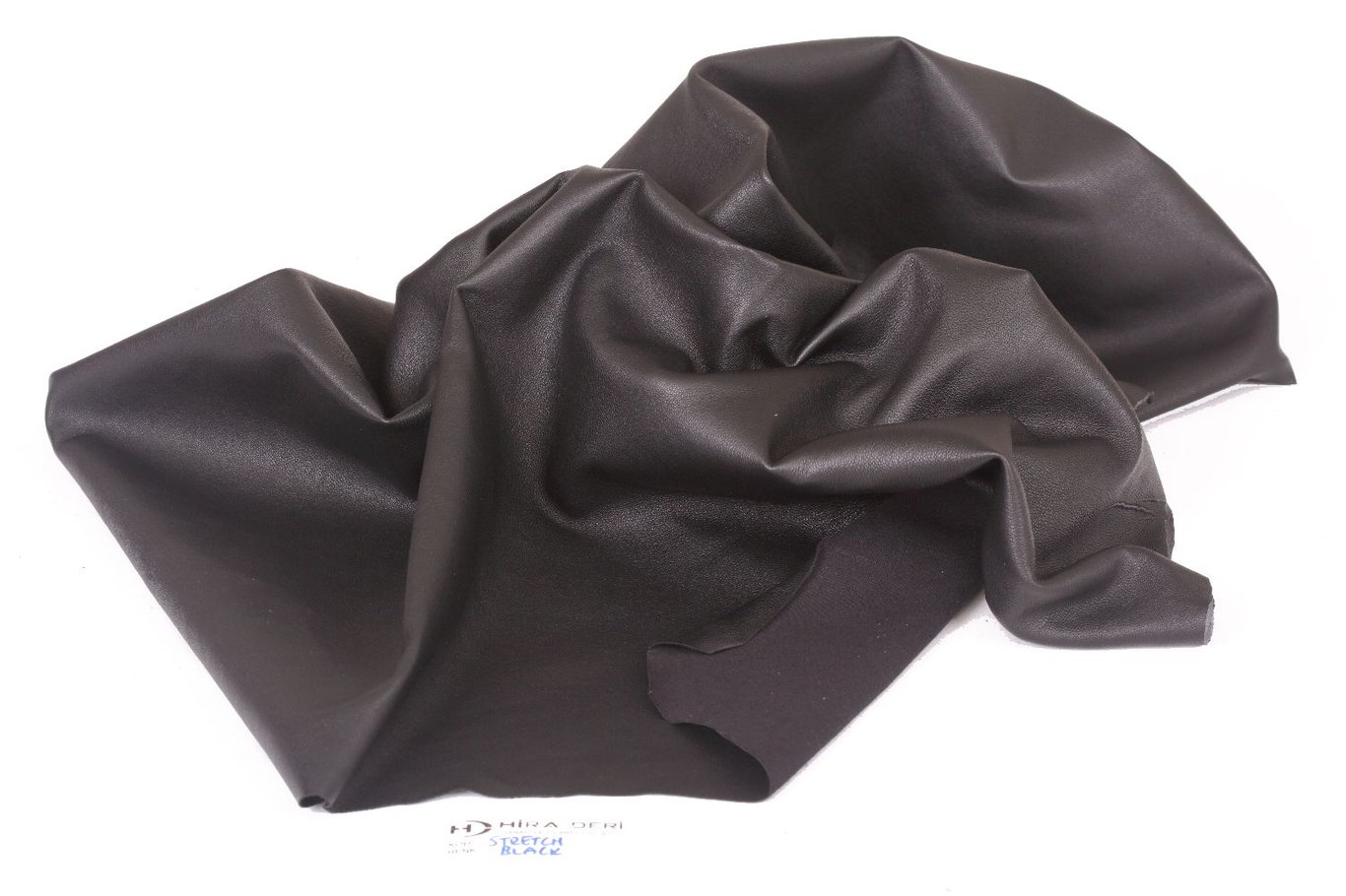 Luxurious Black Stretch Garment Leather - Quality Leather Product Manufactured By Hira Deri Sanayi Ve Ticaret Limited Sirketi. Contact For B2B Orders.