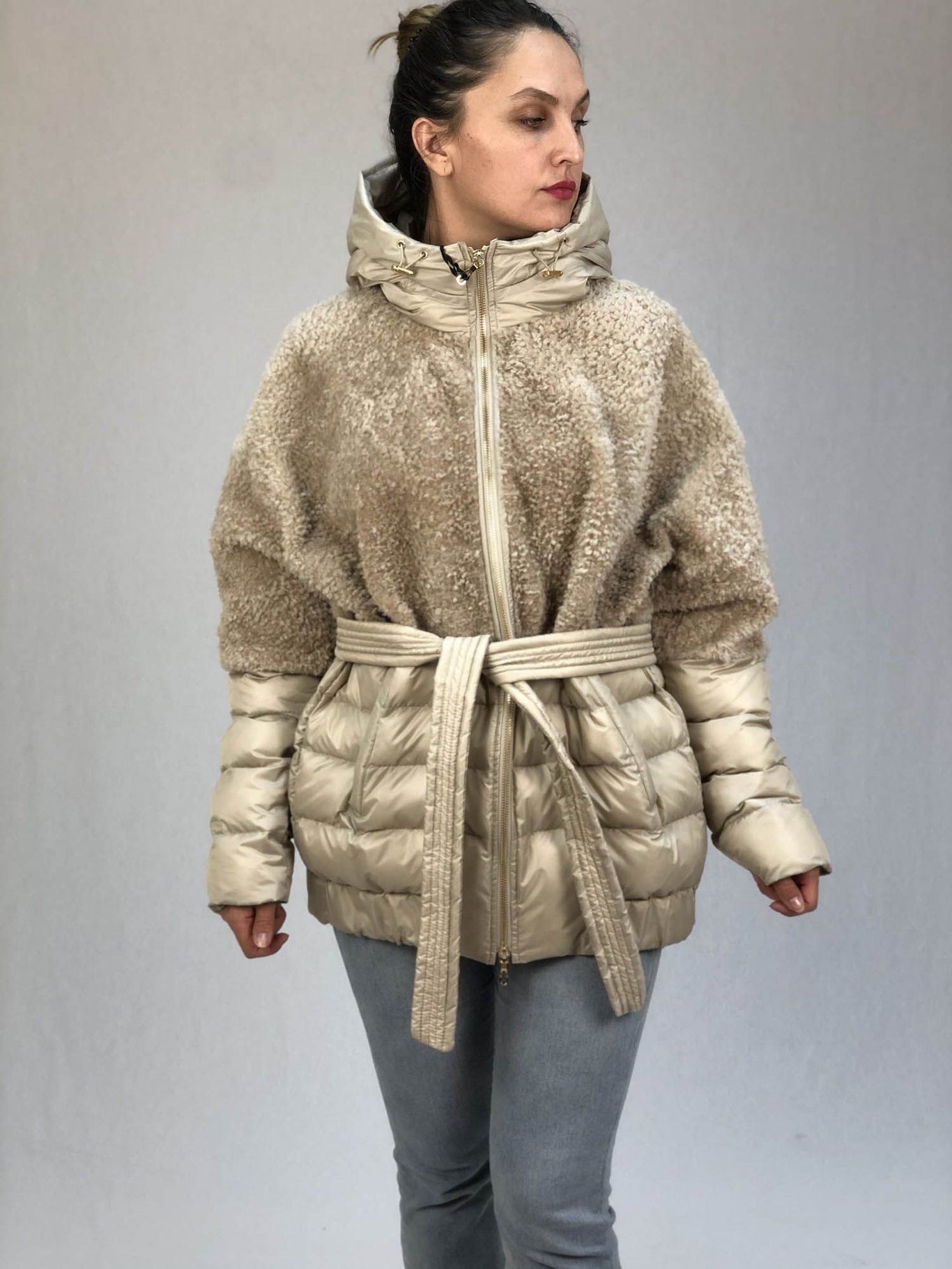 QUILTED CURLY COAT