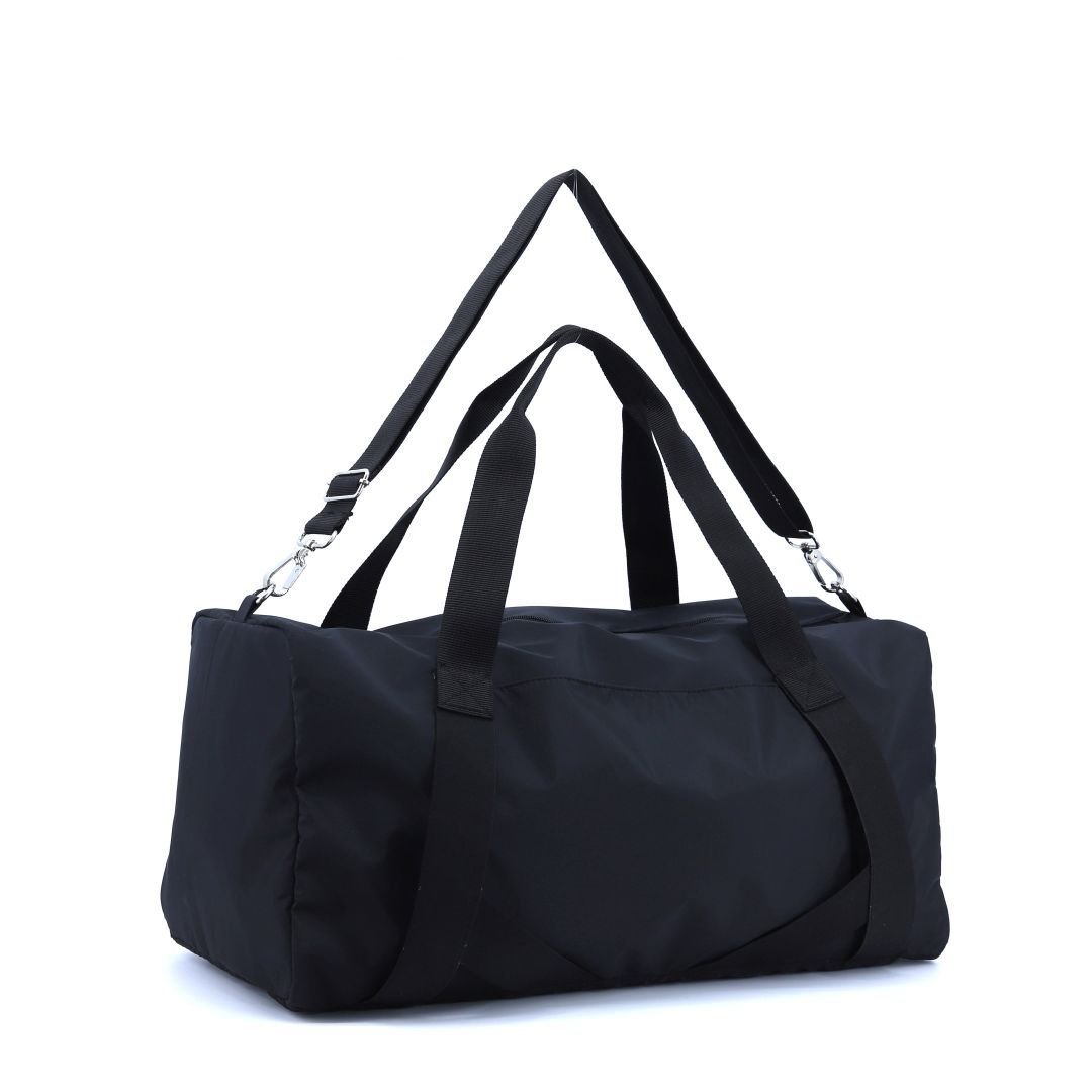 Elegant Black Leather Womens Travel Duffel Bag - Quality Leather Product Manufactured By F.b. Aksesuar Çanta Teksti̇l İnş. San. Ti̇c. Ltd. Şti̇.. Contact For B2B Orders.