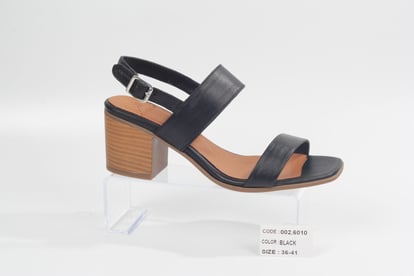 Elegant Genuine Leather Block Heel Sandals - Quality Leather Product Manufactured By Abk Ayakkabi Tekstil San Ve Dis Tic Ltd Sti. Contact For B2B Orders.