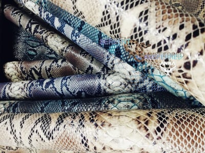 Exquisite Serpent Patterned Ovine Leather - Quality Leather Product Manufactured By Anka Fi̇ni̇saj Deri̇ San. Ve Ti̇c. Ltd .Şti̇.. Contact For B2B Orders.