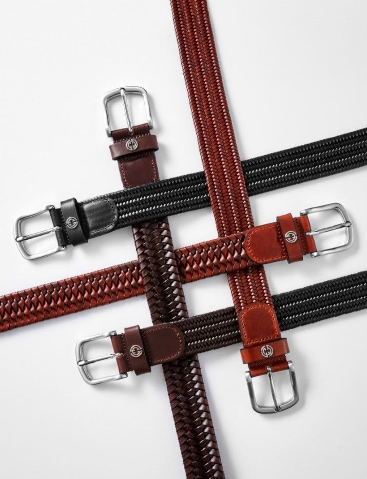 Leather - (Bovine - Calf Leather) Men Belt