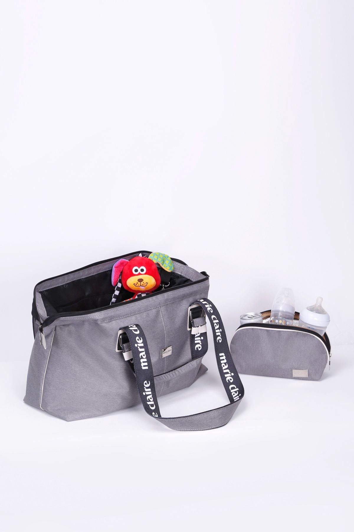 Chic Grey Synthetic Leather Everyday Tote Bag - Quality Leather Product Manufactured By Eda Trend Moda Anoni̇m Şi̇rketi̇. Contact For B2B Orders.