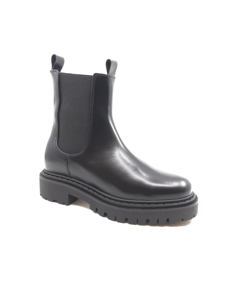 Elegant Black Leather Chelsea Boots Women - Quality Leather Product Manufactured By Ülker Ayakkabicilik San. Ve Diş Ti̇c. Ltd. Şti̇.. Contact For B2B Orders.