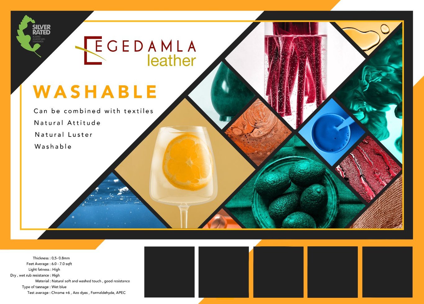 Egedamla Washable Ovine Leather For Premium Garments - Quality Leather Product Manufactured By Özküplemez Deri̇ Ve Tarim San. Ti̇c. Ltd. Sti̇.. Contact For B2B Orders.
