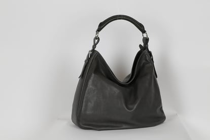 Elegant Black Calf Leather Women Shoulder Bag - Quality Leather Product Manufactured By Nurhan Çanta Deri San A.ş.. Contact For B2B Orders.
