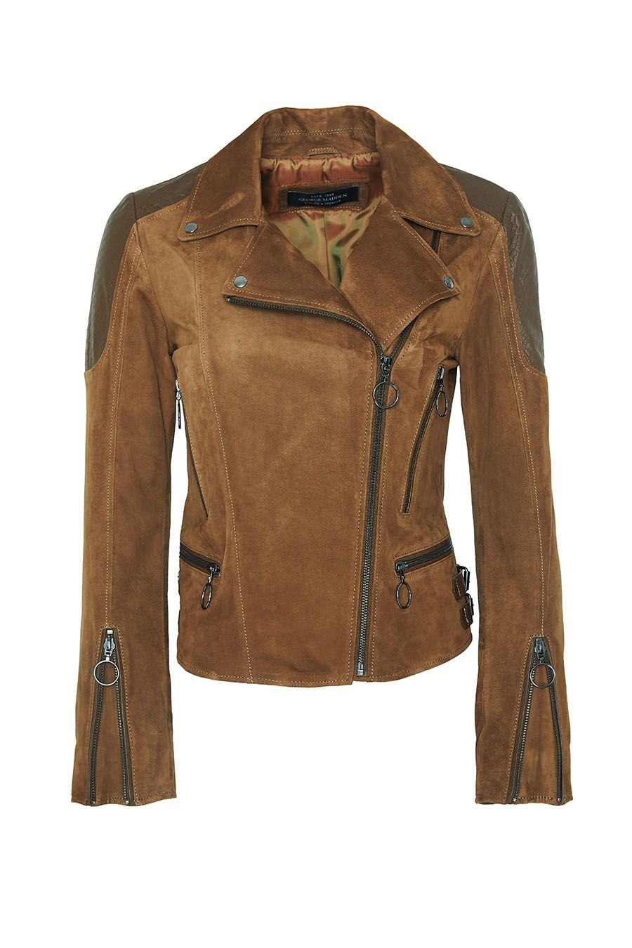 Schaf - Lamm Wildleder Damen Jacke