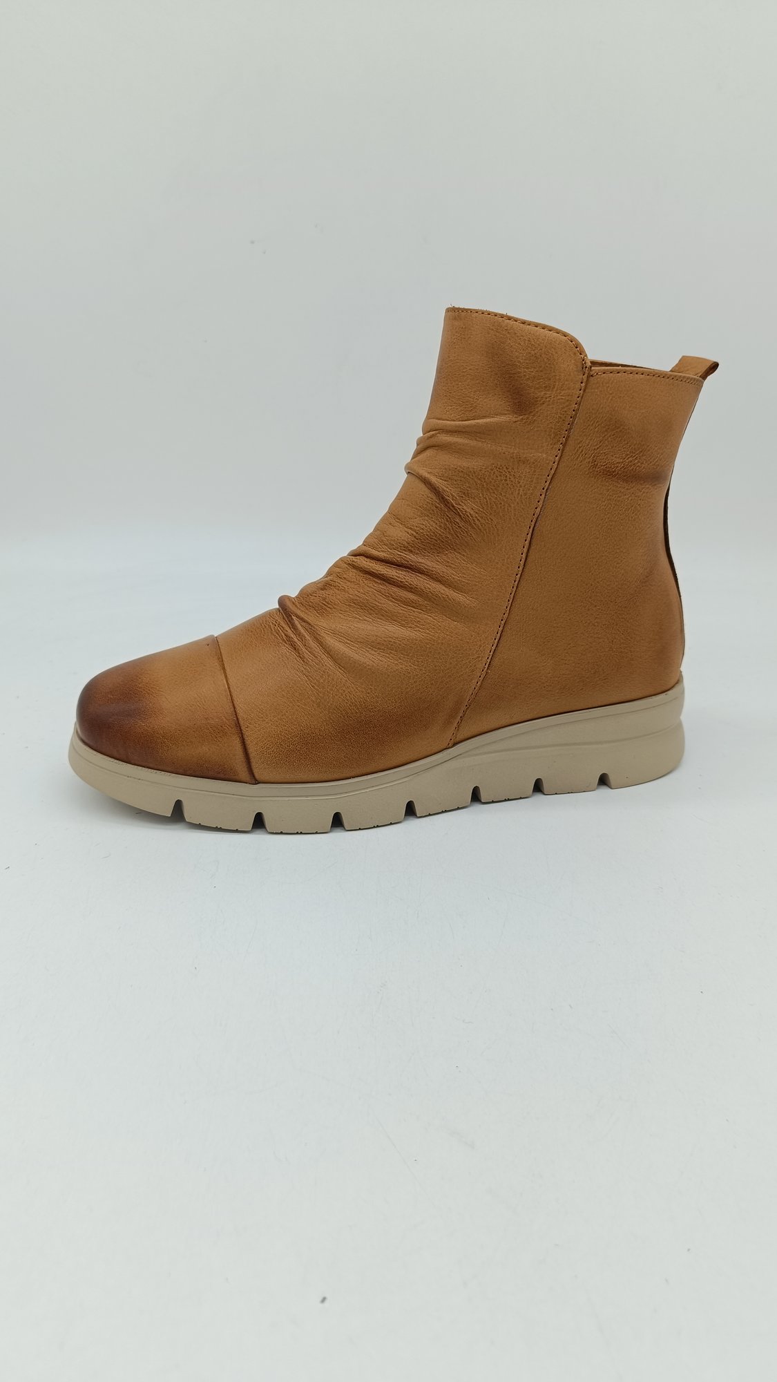 Leather Upper Women Leather - (Bovine - Calf Leather) Ankle Boots/Booties