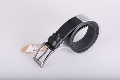 Black Woven Leather Unisex Belt - Quality Leather Product Manufactured By Öz Özler Deri Mam.day.tük. Mall.san. Ve Tic. Ltd.şti̇. Contact For B2B Orders.