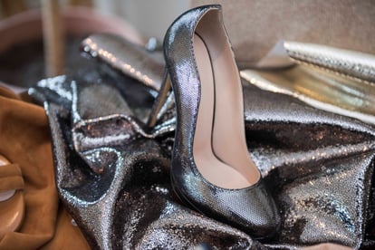Shimmering Metallic Mesh Pattern Ovine Leather - Quality Leather Product Manufactured By Sevimli Deri Sanayi Ve Tic. Ltd. Sti. Contact For B2B Orders.