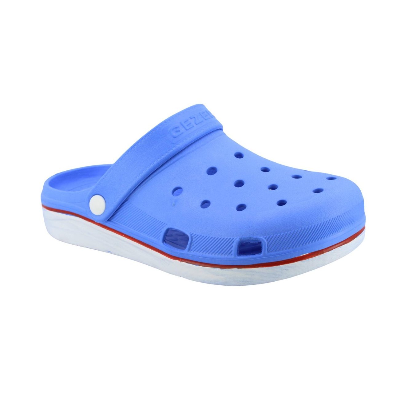 Leuchtend Blaues Ergonomisches Herren Clog Design