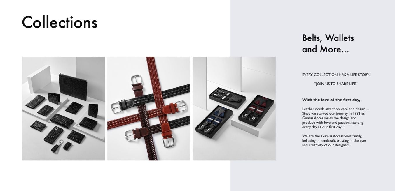 Leather - (Bovine - Calf Leather) Unisex Accessory