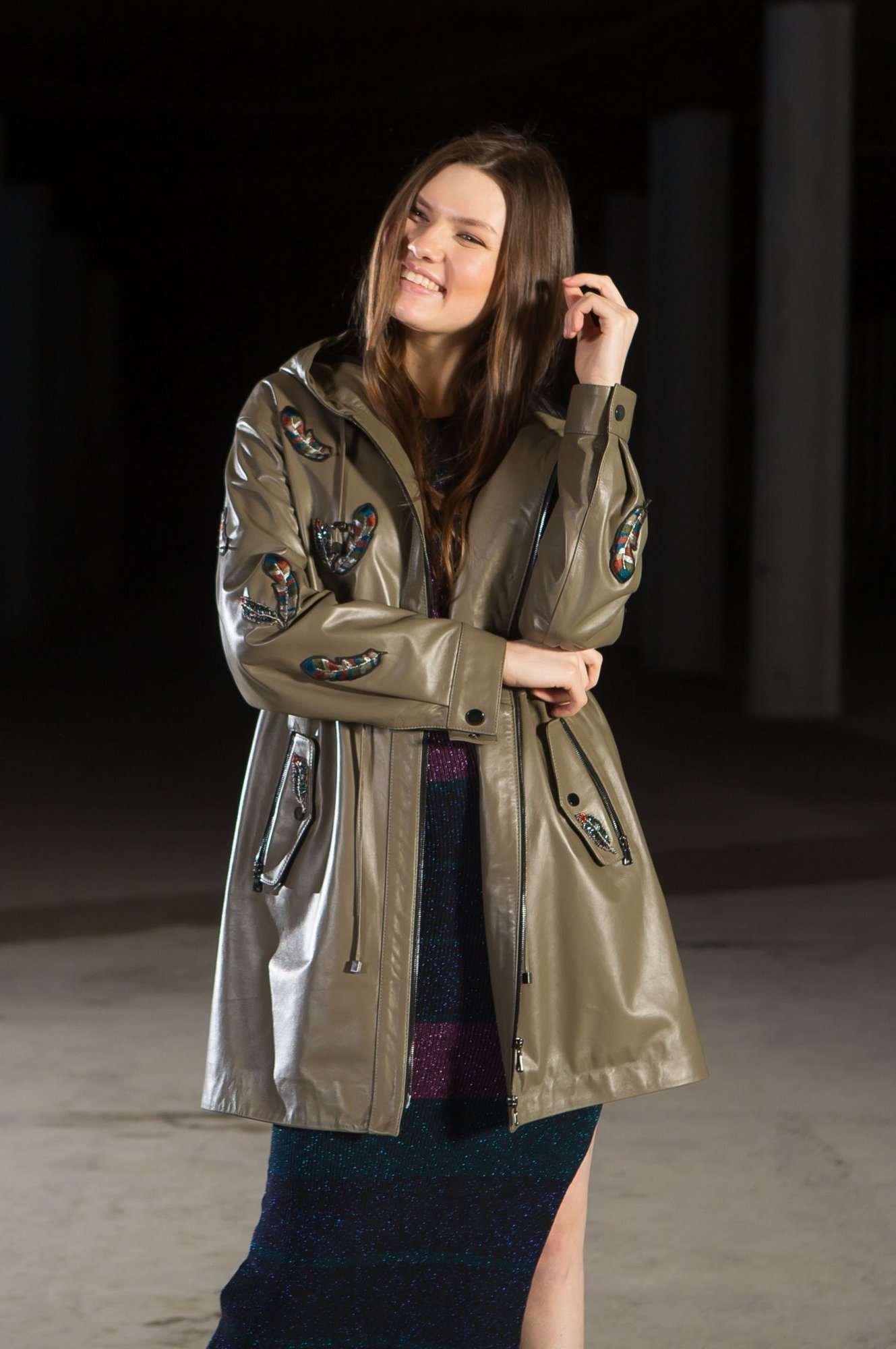 Sheep-Lamb Skin Women Coat - Quality Leather Product Manufactured By Gönlüşen Deri̇ San. Ve Ti̇c.ltd.şti̇.. Contact For B2B Orders.