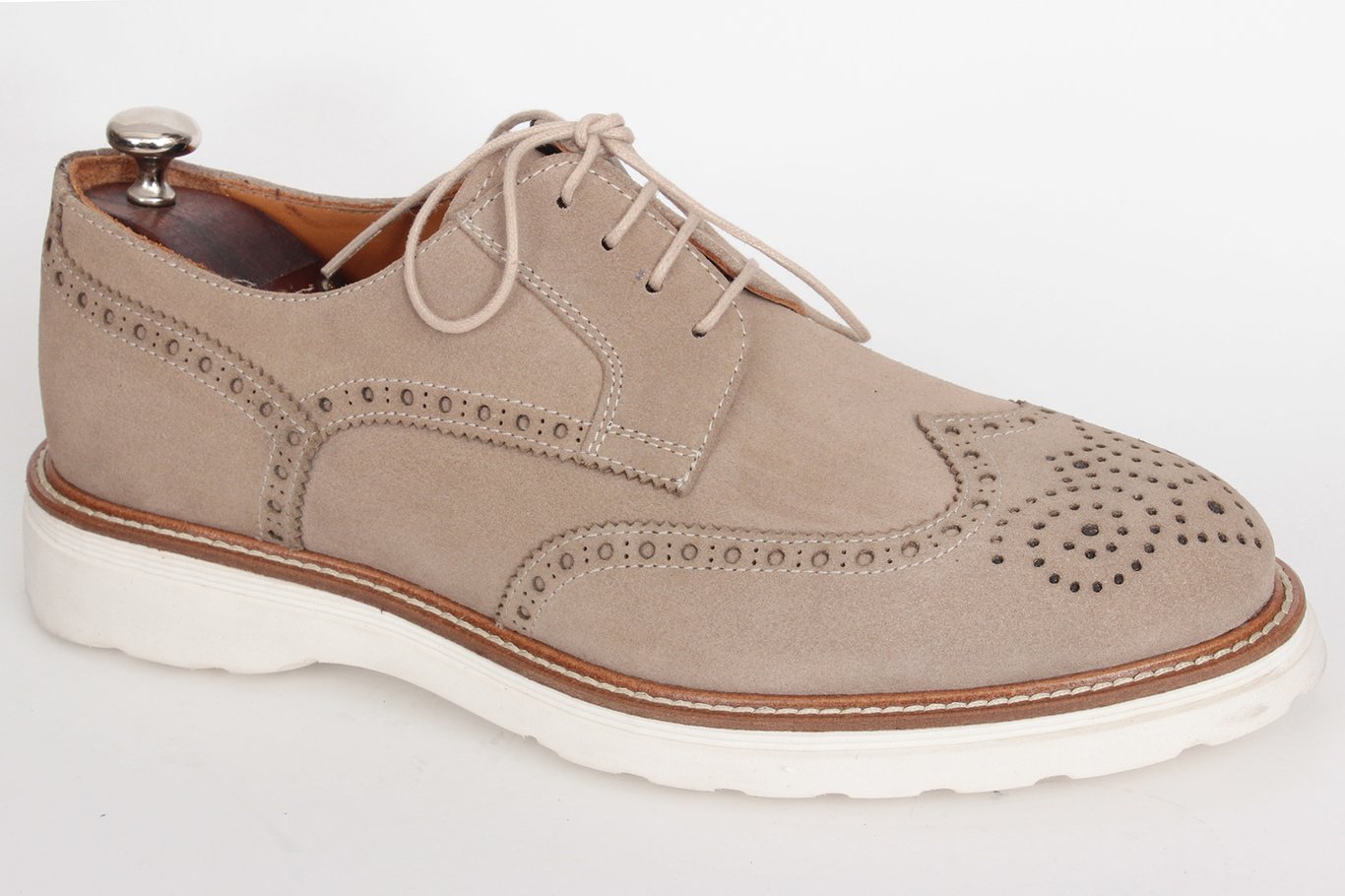 Herren Klassische Brogue Lederschuhe Modern Stil