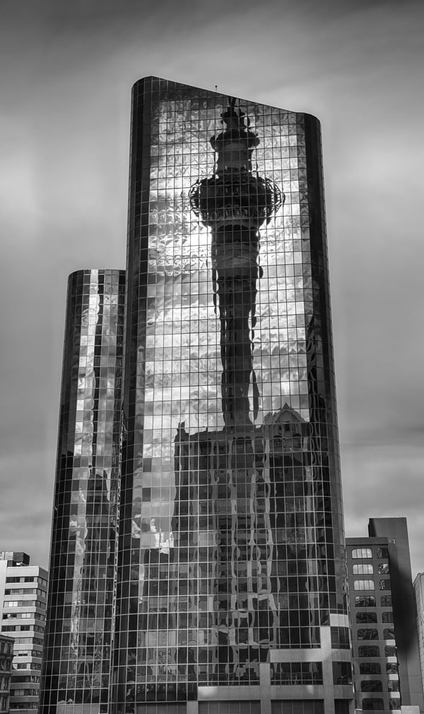 Sky Tower Reflection