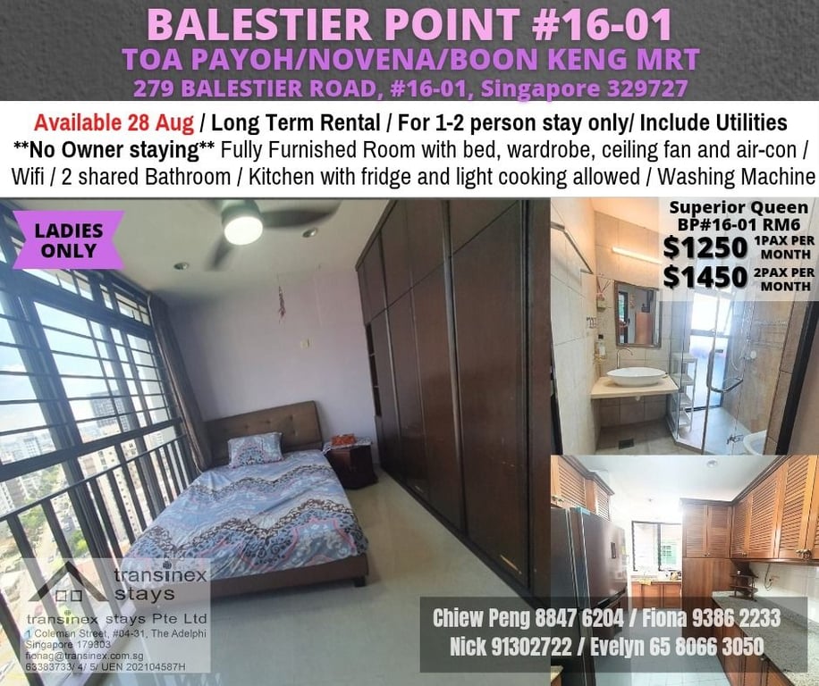 Condo Common Room for Rent in Novena · 279 Balestier Road, 329727 · S$ 900/mo - Image 2 of 10