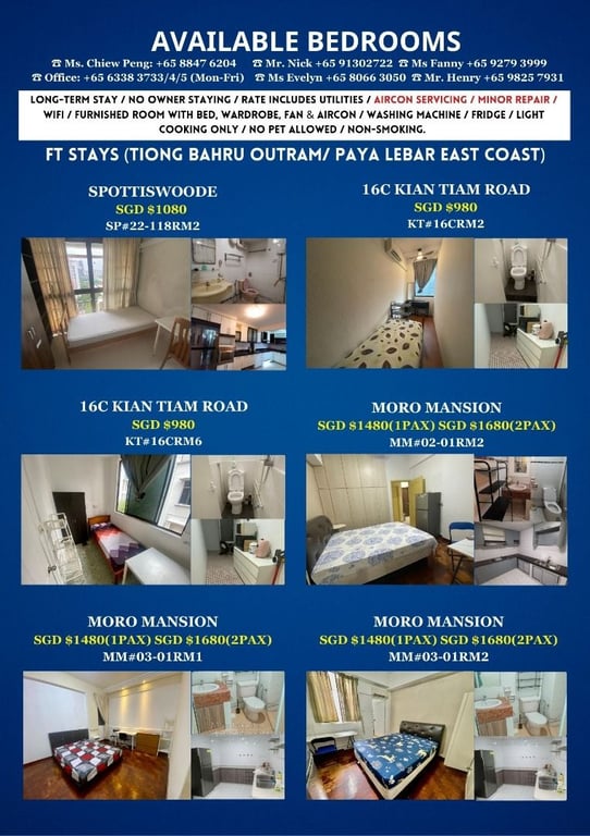 Condo Common Room for Rent in Bukit Merah · 16C Kim Tian Road, 169251 · S$ 980/mo - Image 7 of 9