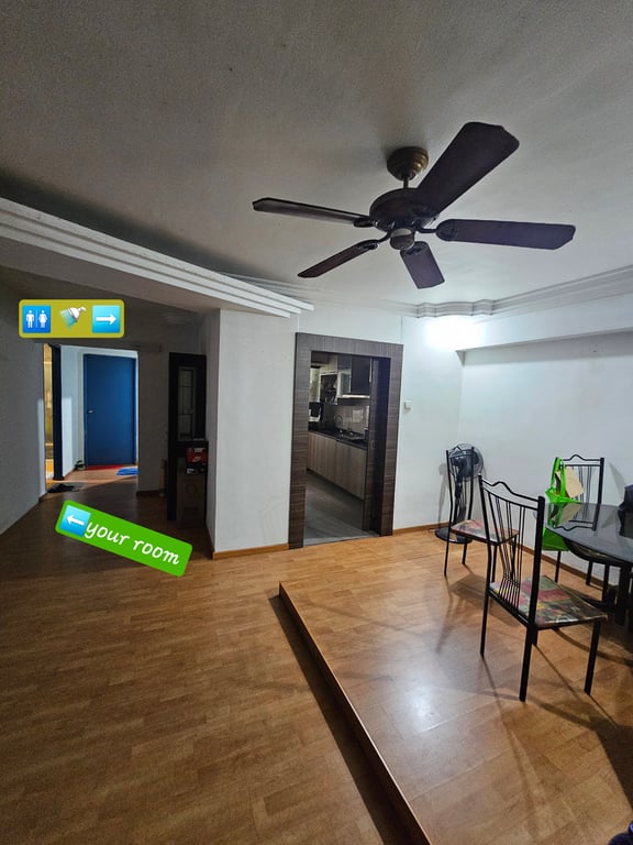 HDB Common Room for Rent in Woodlands · 528 Woodlands Drive 14, 730528 · S$ 1,220/mo - Image 7 of 7