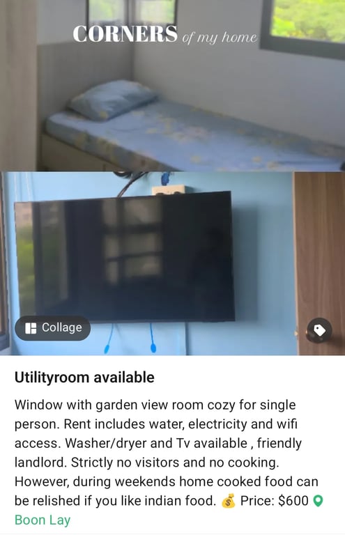 HDB Common Room for Rent in Jurong West · 211 Boon Lay Place, 640211 · S$ 600/mo - Image 2 of 2