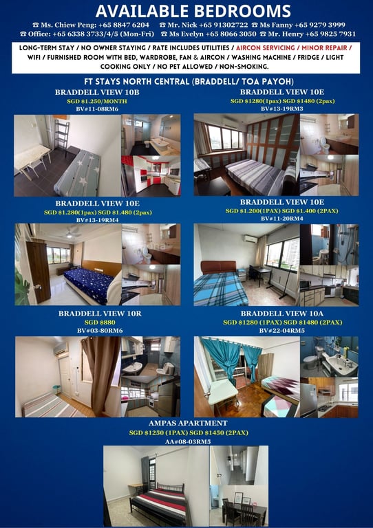 Condo Common Room for Rent in Toa Payoh · 10E Braddell Hill, 579724 · S$ 1,200/mo - Image 2 of 10