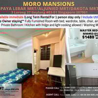 3 Lorong 37 Geylang · Condo Master Room for Rent · Geylang - Image 1 of 4 - Thumbnail