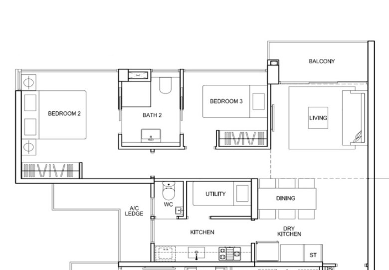 Condo Whole Unit for Rent in Sengkang · 29 Fernvale Close, 797464 · S$ 3,500/mo - Image 9 of 9