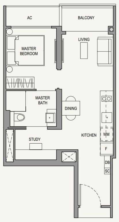 Sengkang Condo Whole Unit for Rent – 10 Fernvale Street - Image 8 of 8