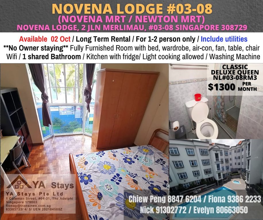 Condo Common Room for Rent in Novena · 2 Jalan Merlimau, 308729 · S$ 1,300/mo - Image 1 of 12