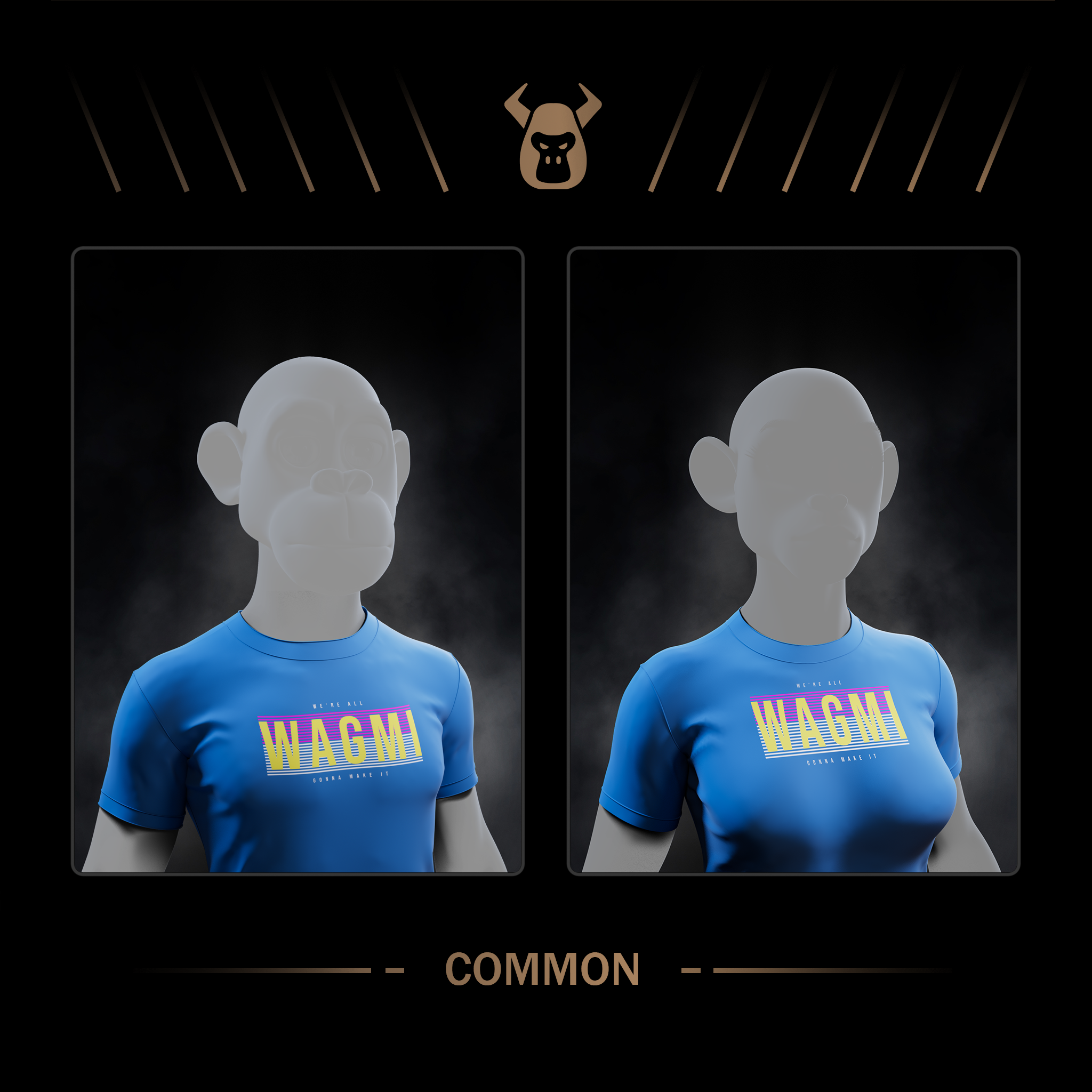 U-TShirt Blue WAGMI