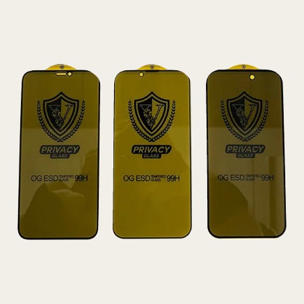 iPhone Duo Privacy Tempered Glass Screen Protector Anti-Static OG Brand
