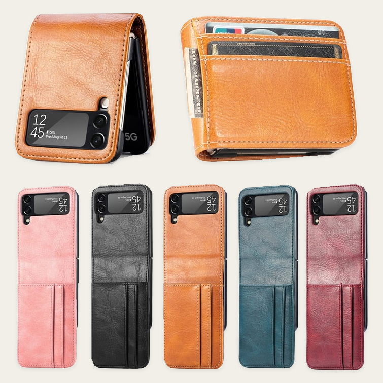 Samsung Galaxy Z Flip 5 PU Leather Wallet Case
