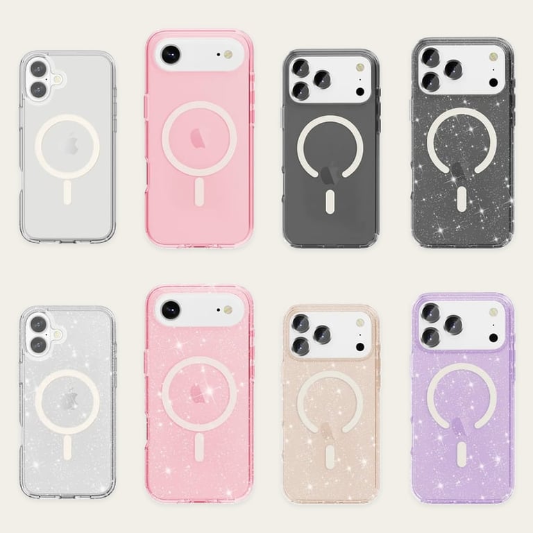 iPhone Air Ultimate Hard Glitter Case MagSafe Tough Armor Otterbox