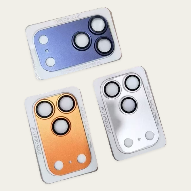 iPhone 17 Pro Max Full Guard Camera Lens Protector with Aluminium Camera Housing