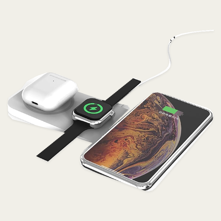 3-in-1 Magnetic Wireless Charger Pad for iPhone / Apple Watch / AirPods