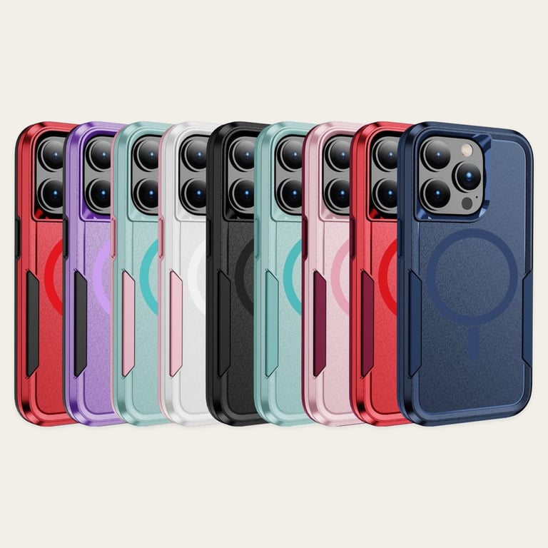 iPhone 17 Case Commuter Style MagSafe Heavy Duty Dual Layer Drop Protection