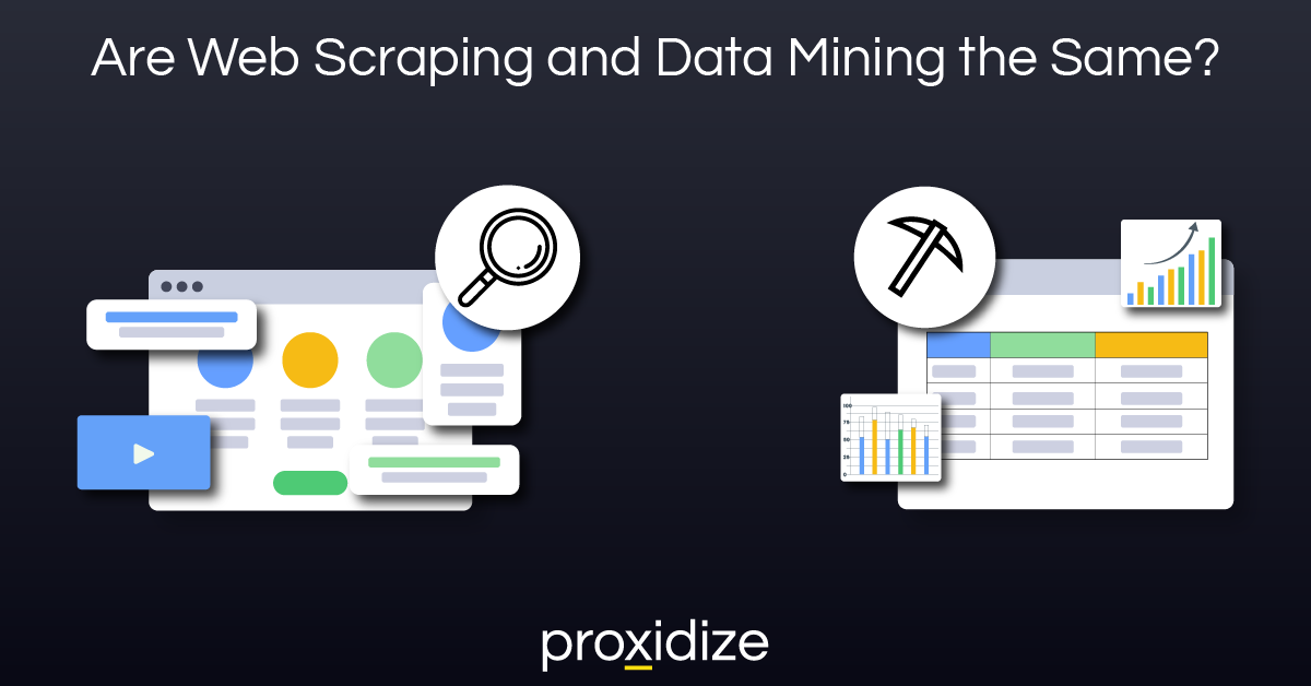 Are Web Scraping and Data Mining the Same?