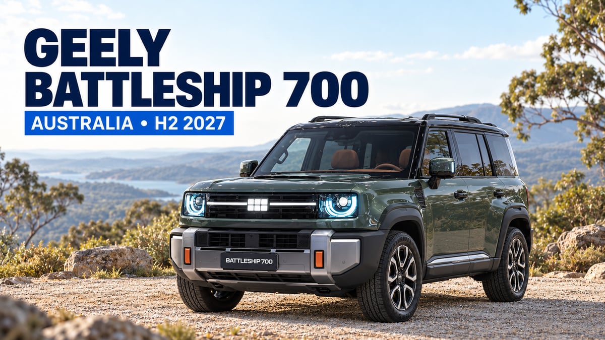 Featured image for Geely Battleship 700 plug-in hybrid SUV confirmed for Australia in the second half of 2027