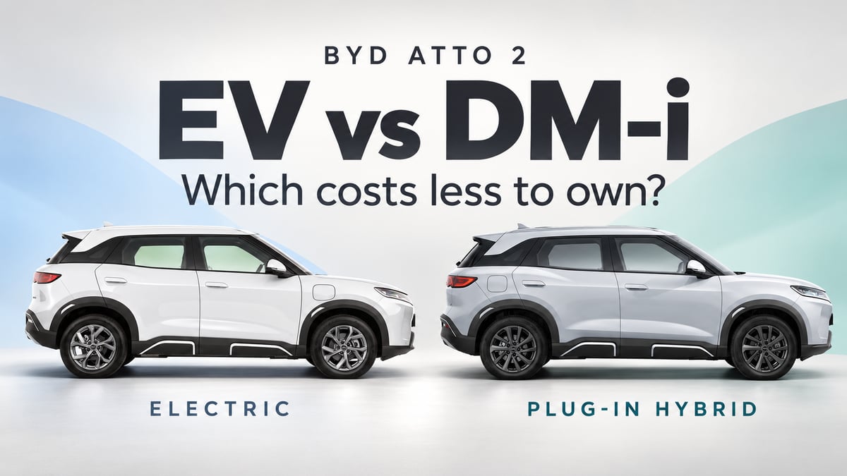 BYD Atto 2 EV vs DM-i Which Is Cheaper to Own in Australia