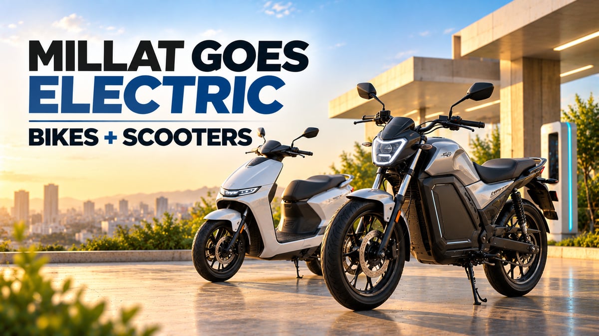 Featured image for Millat Group Prepares to Launch Electric Bikes and Scooters in Pakistan