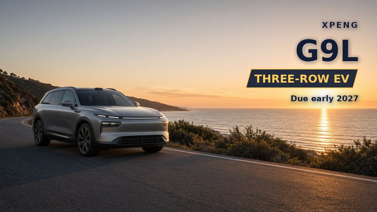 XPeng G9L three-row electric SUV
