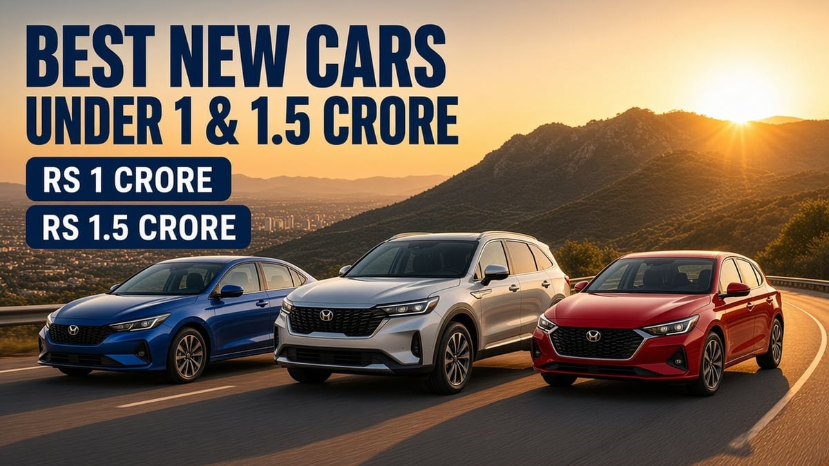 Best new cars under Rs 1 crore and Rs 1.5 crore in Pakistan