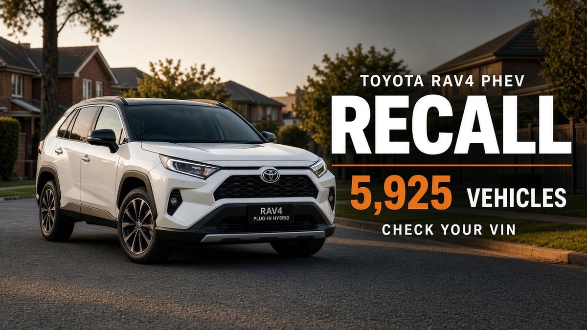 Toyota RAV4 plug-in hybrid recall